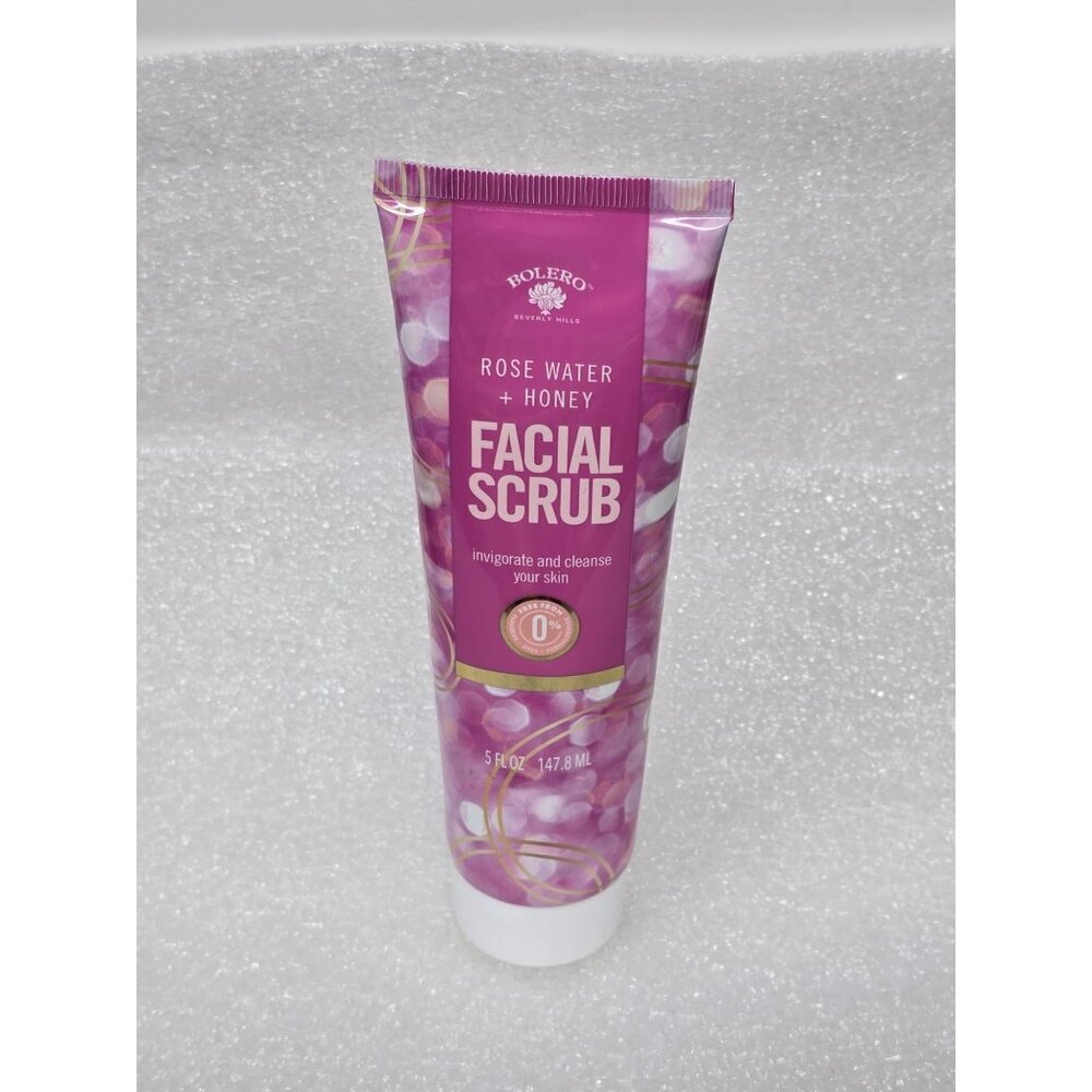 Bolero Rose Water & Honey Facial Scrub 5 Oz